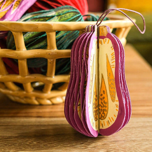 Aubergine Honeycomb Ornament