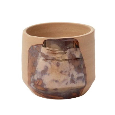 Bronze Brushstroke Pot