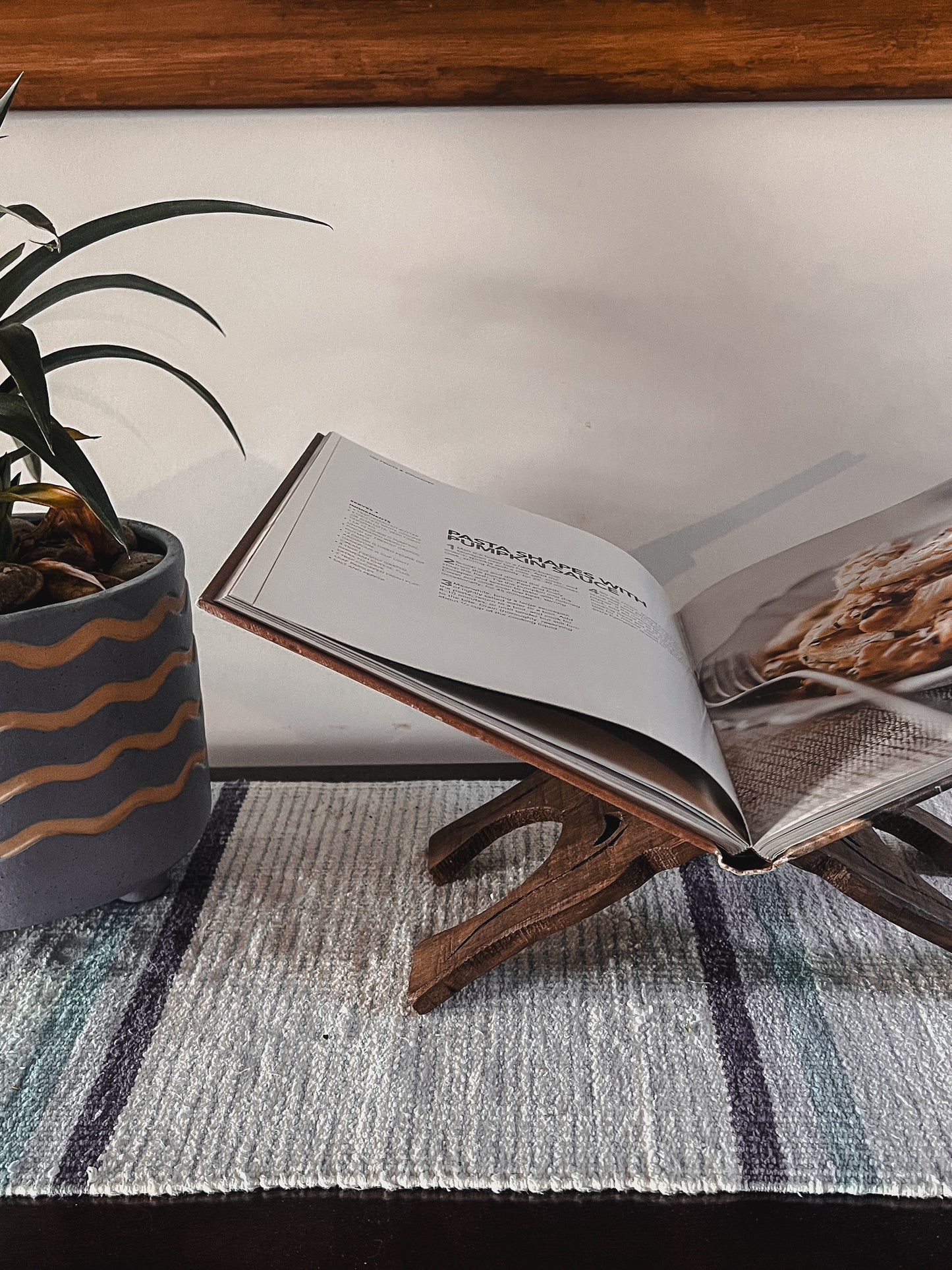 Reclaimed Wood Book Stand