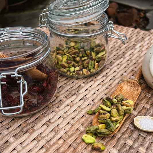 16oz Glass Clamp Jar