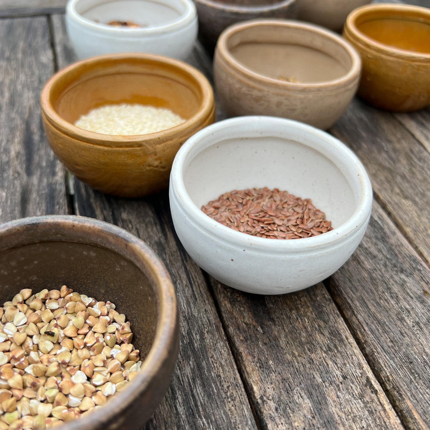 Stoneware Pinch Pots