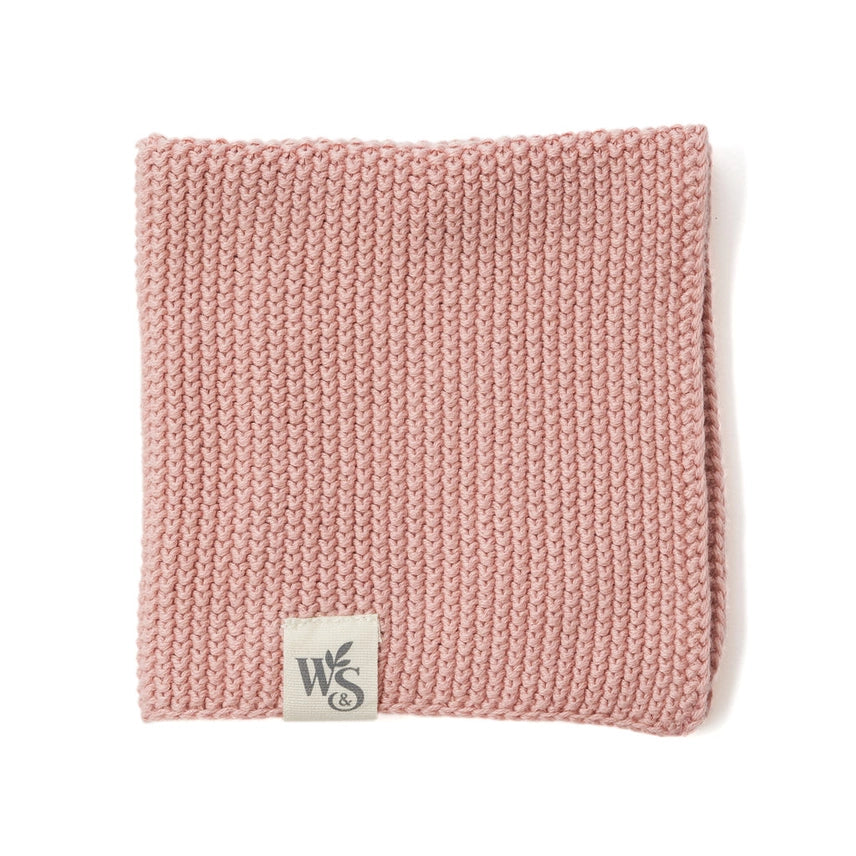 Organic Cotton Dish Cloth in Rose