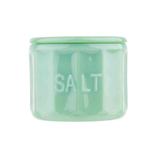 Jadeite Glass Salt Cellar