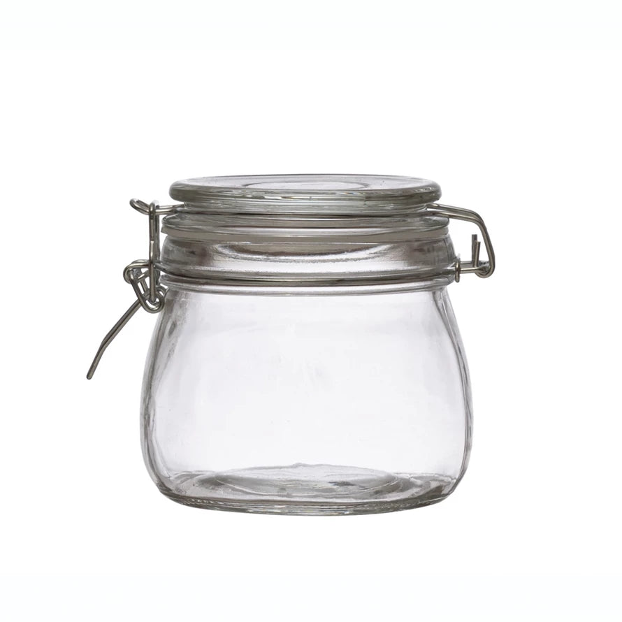 16oz Glass Clamp Jar
