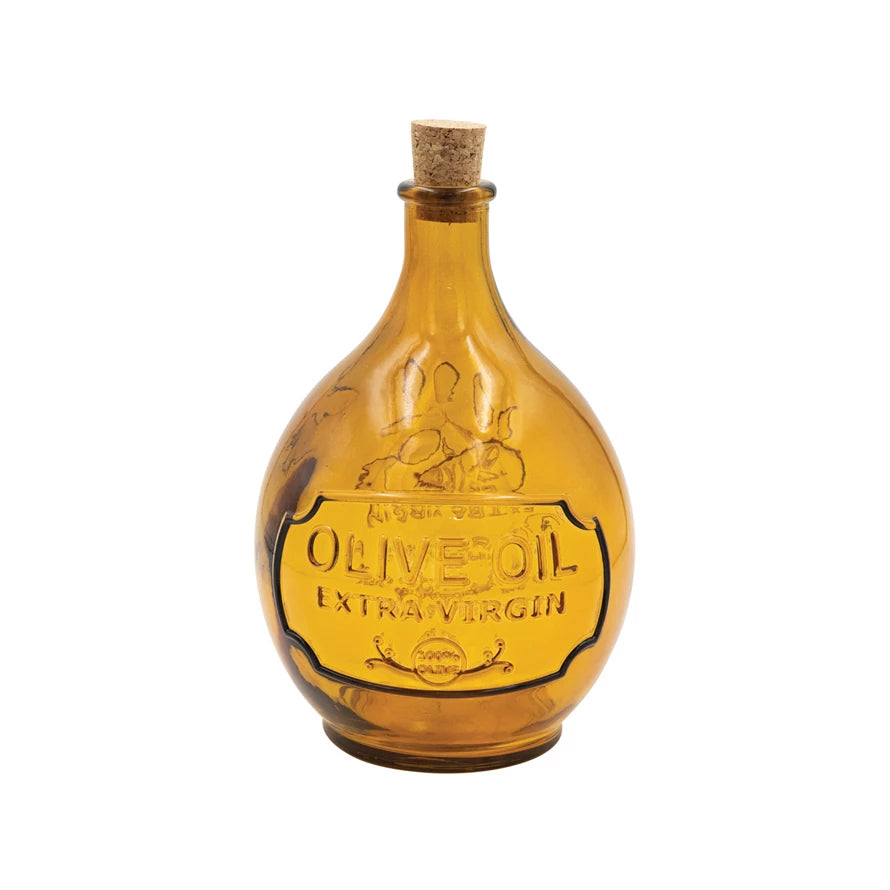 Olive Oil Bottle with Cork
