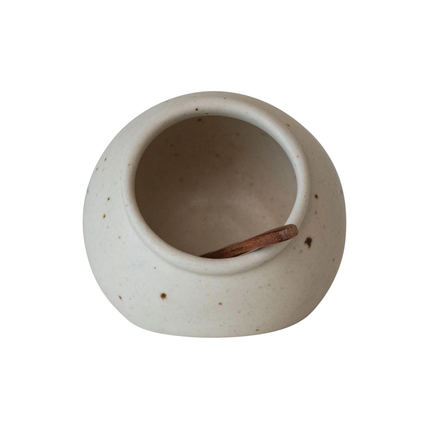 Orb Jar Salt Cellar with Spoon