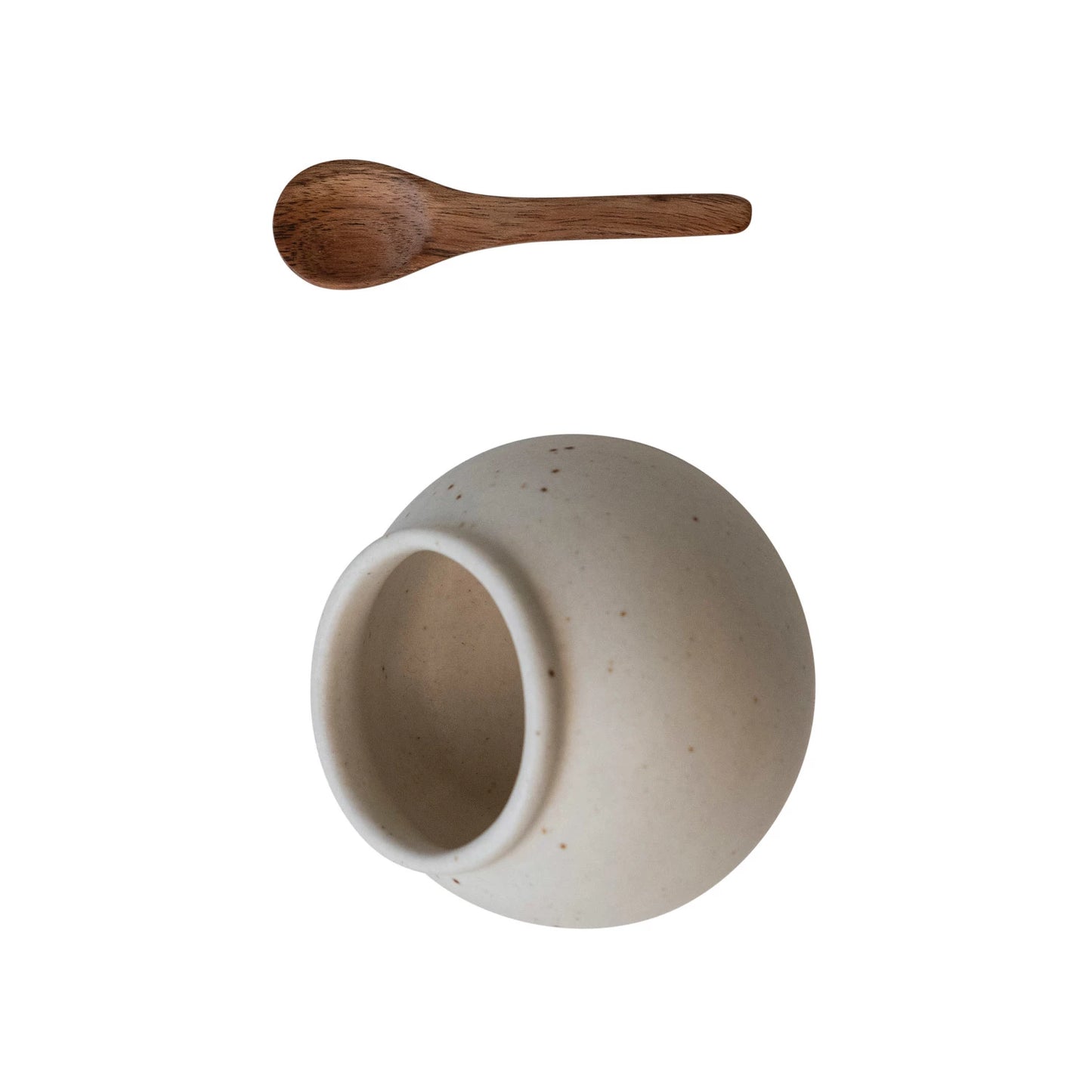Orb Jar Salt Cellar with Spoon