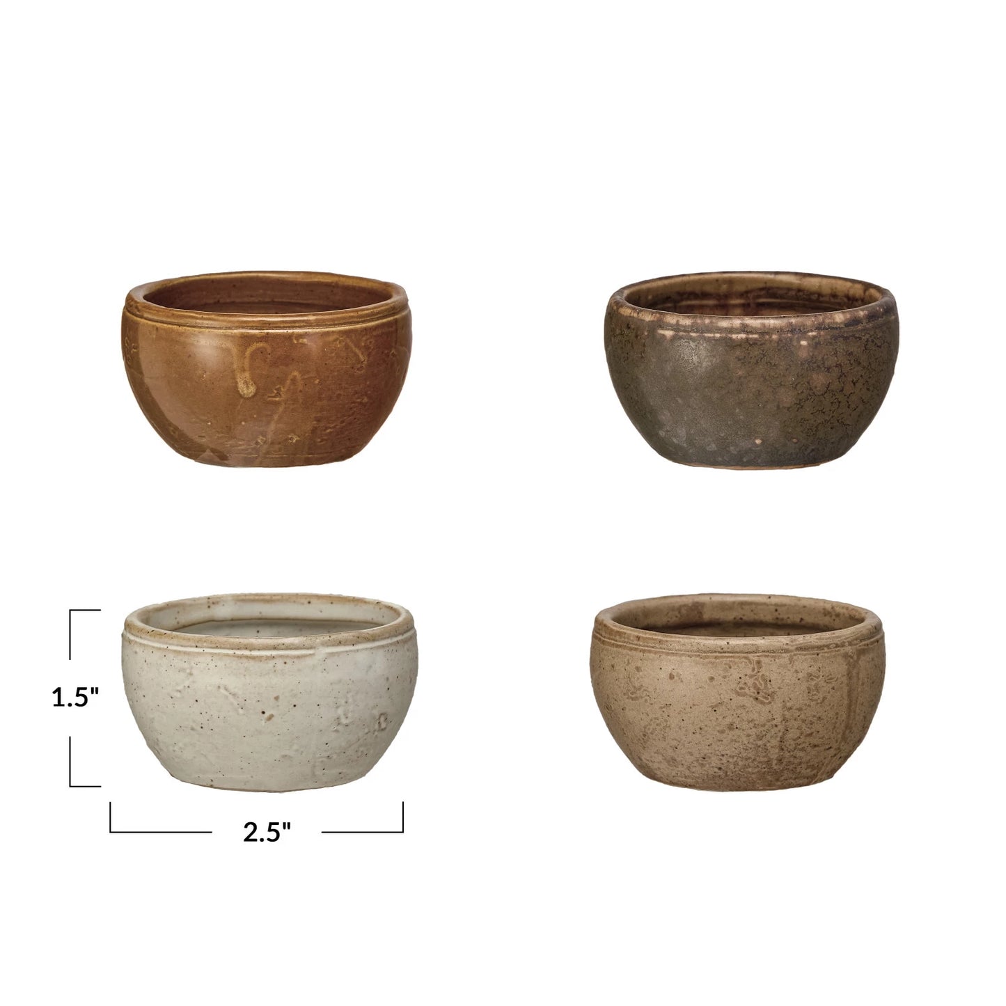 Stoneware Pinch Pots