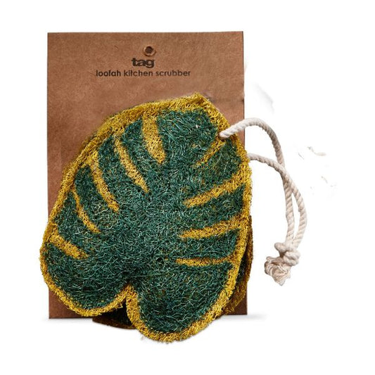 Monstera Loofah Scrubber