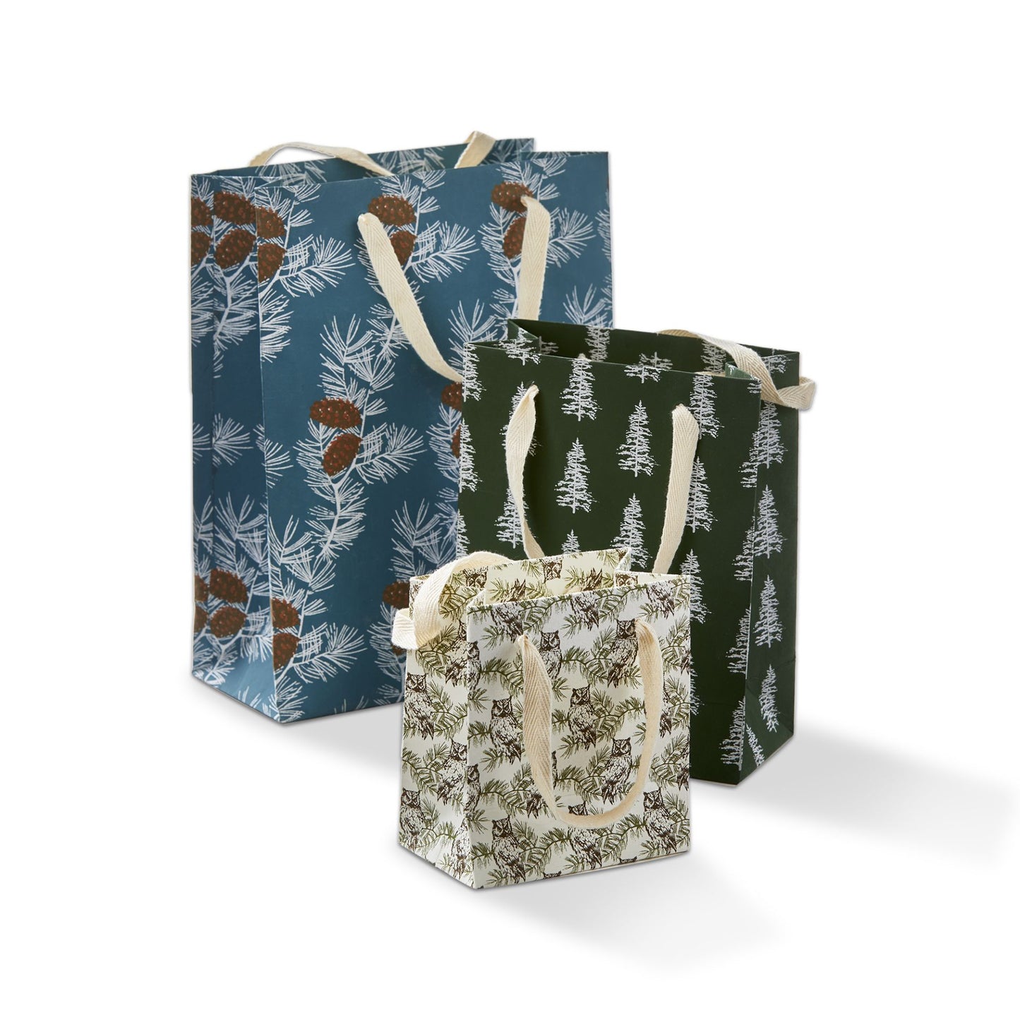 Wild Pine Holiday Gift Bag Set