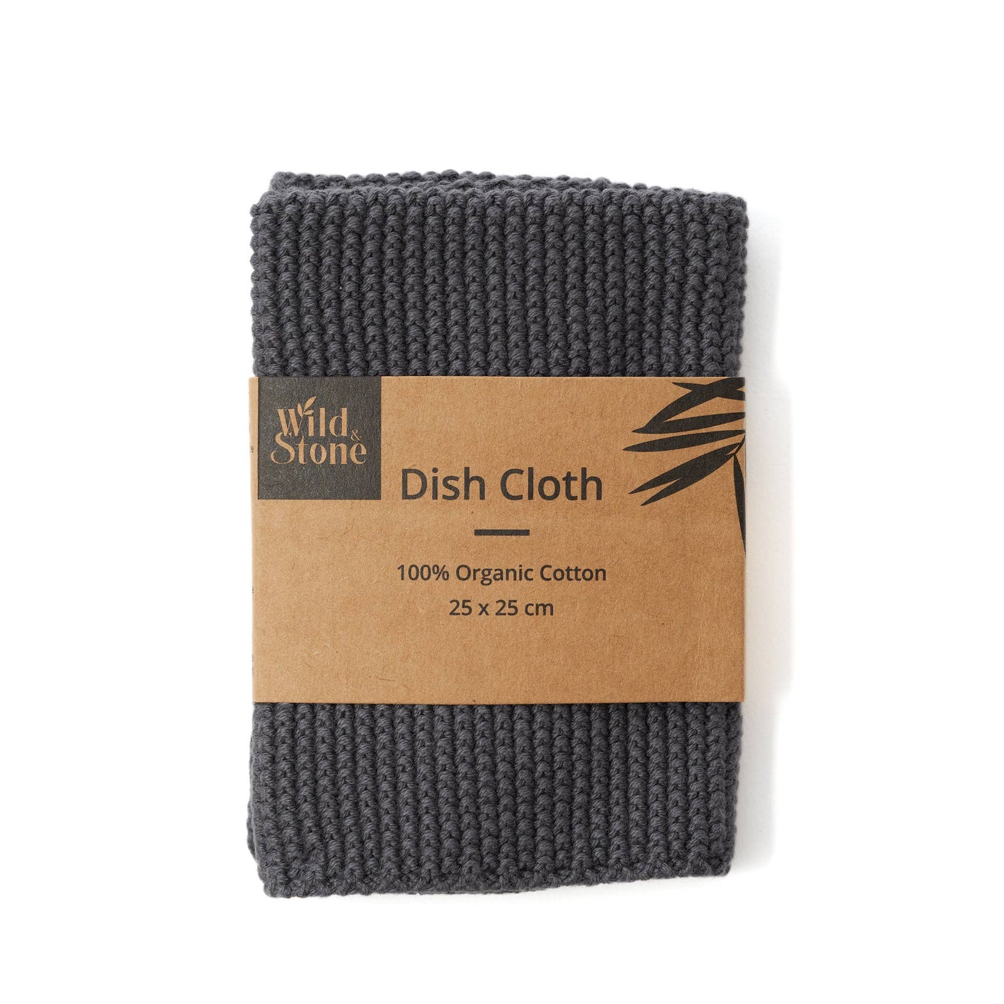 Organic Cotton Dish Cloth in Slate