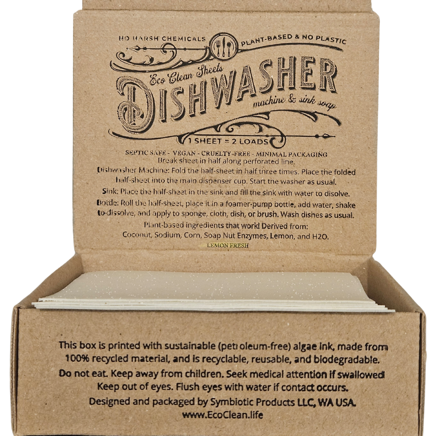 Dishwasher Detergent Sheets
