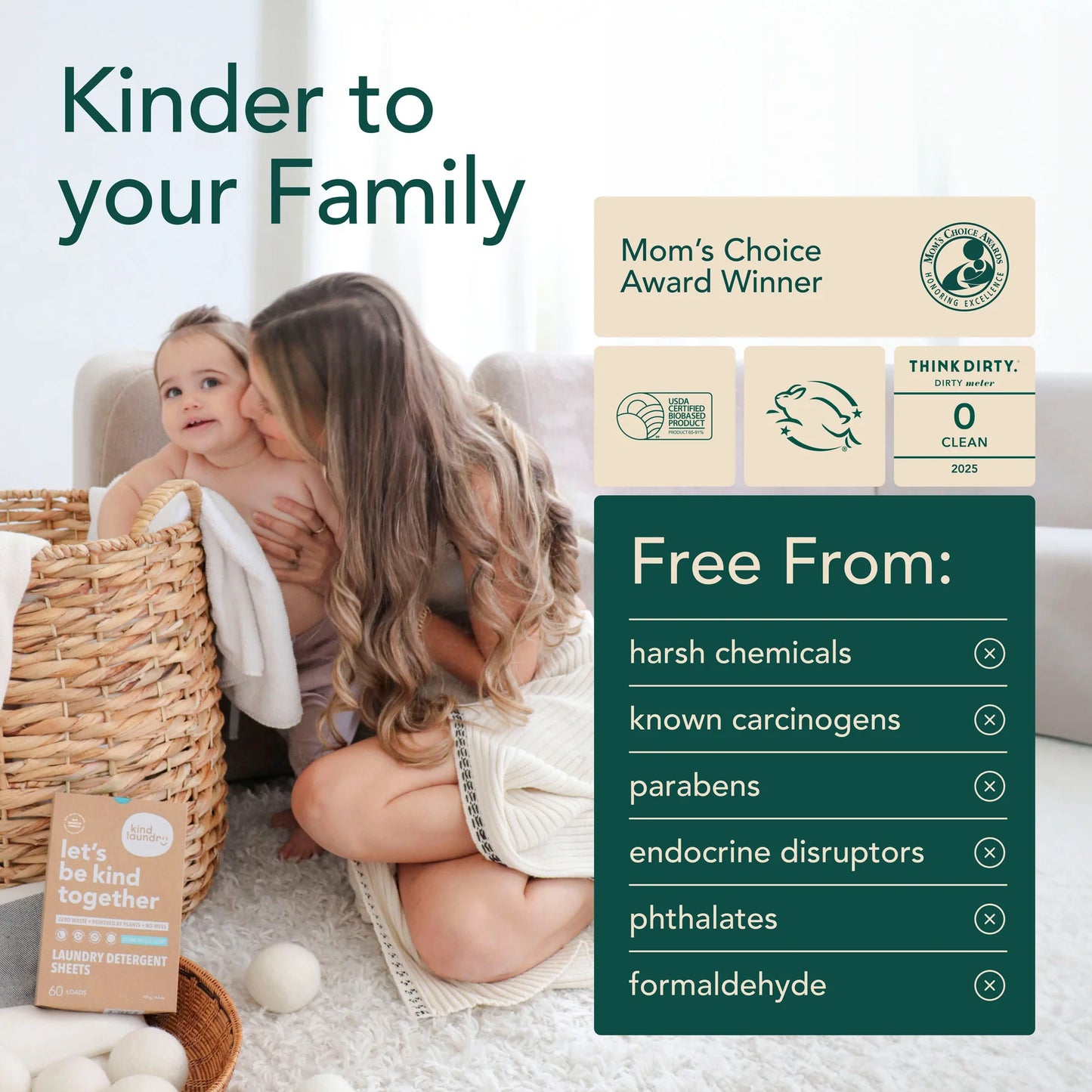 Eco-Friendly Non-Toxic Laundry Detergent Sheets