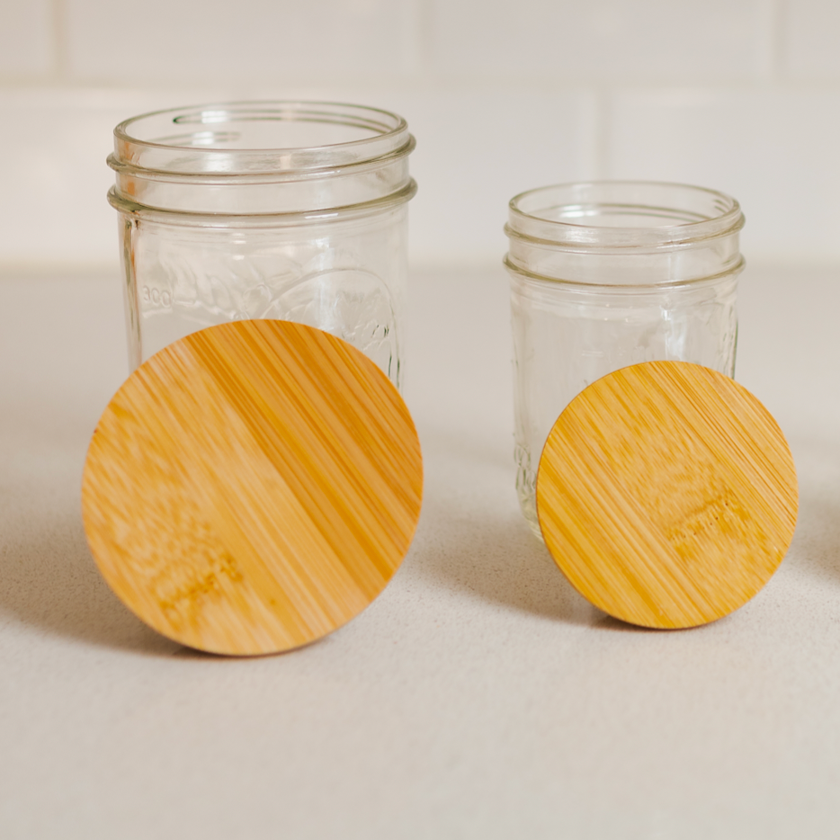 Bamboo Mason Jar Standard Lid