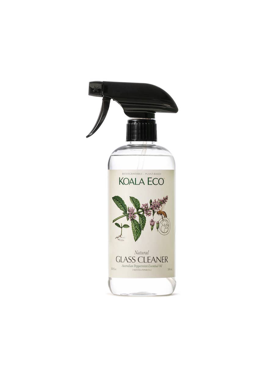 Peppermint Eco Glass Cleaner Spray Bottle