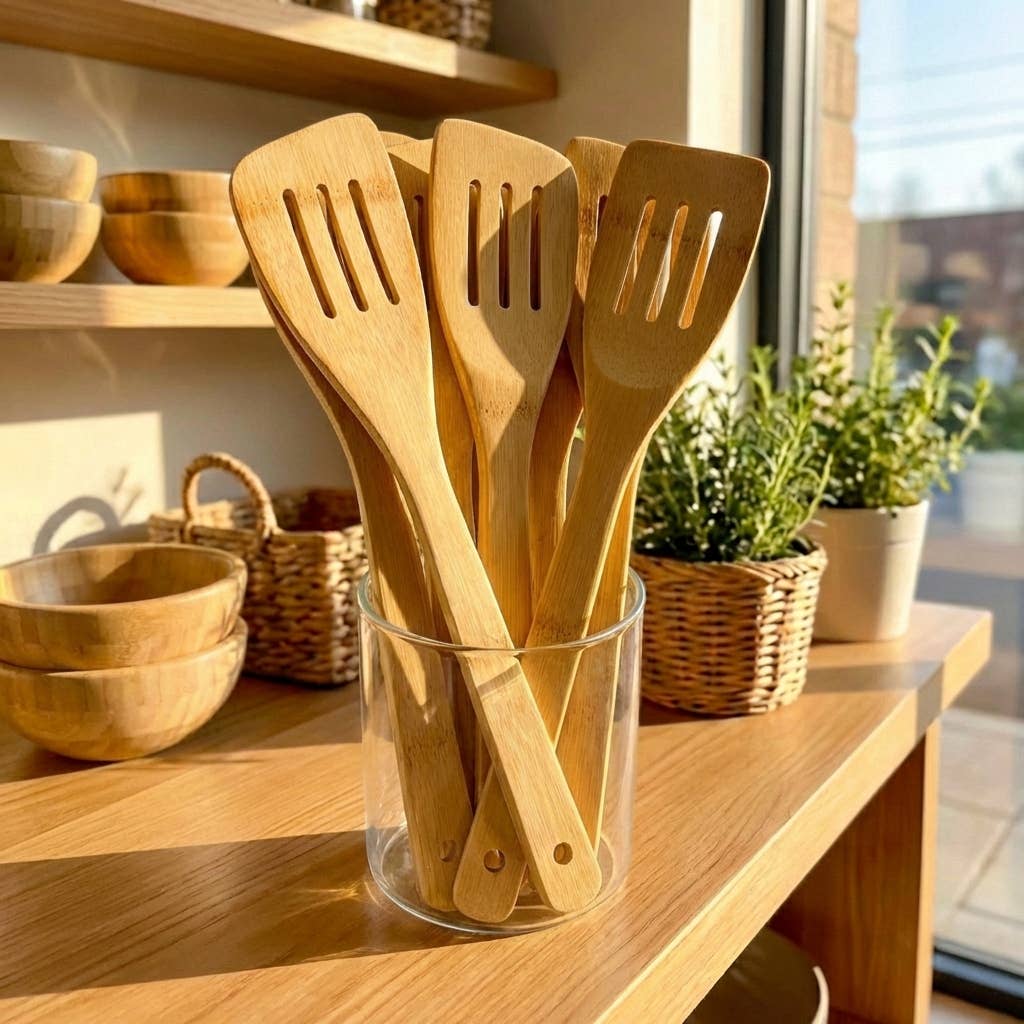 Bamboo Slotted Spatula