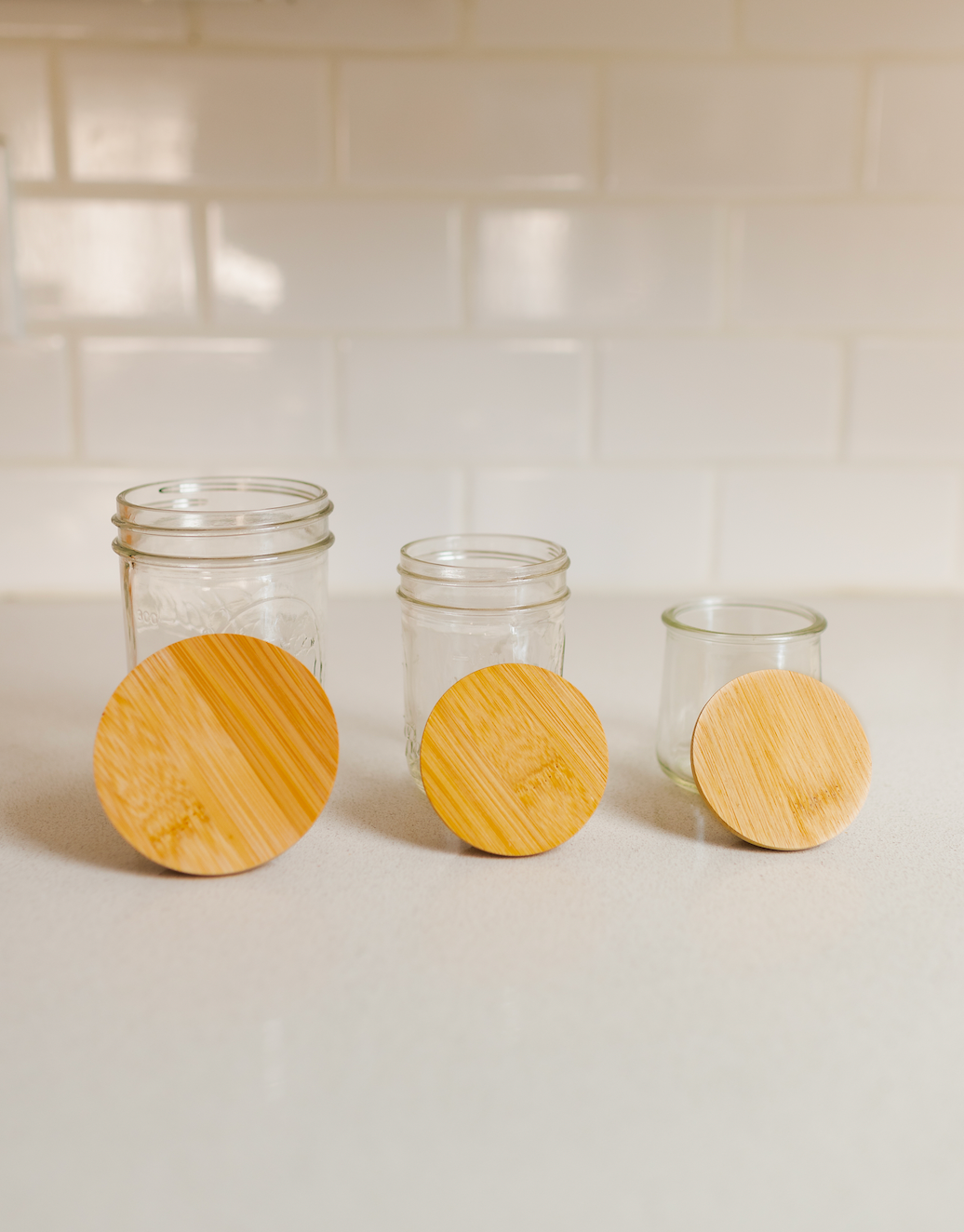 Bamboo Mason Jar Standard Lid