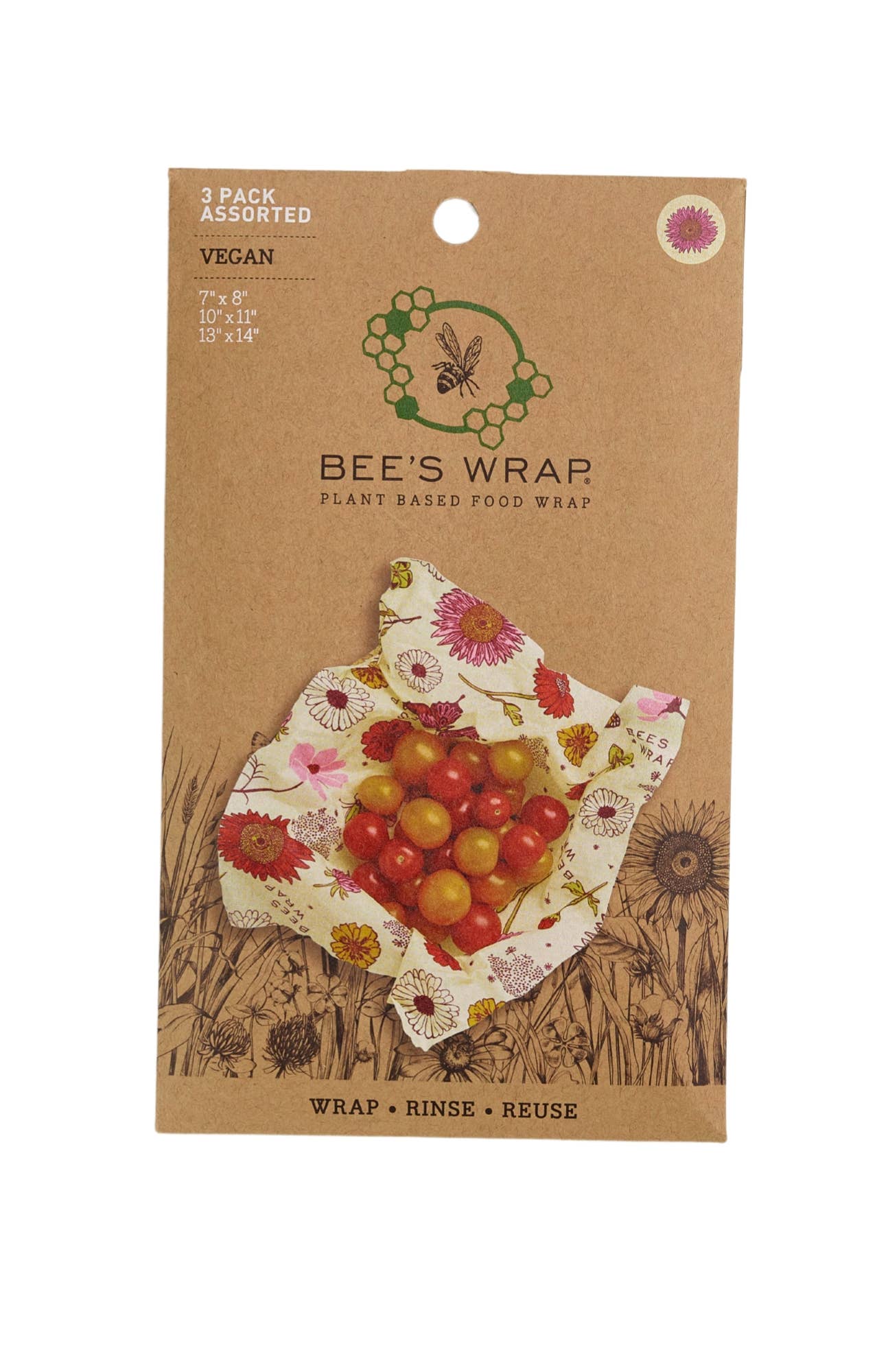 Bee's Wrap Assorted 3 Pack - Plant Based Wax