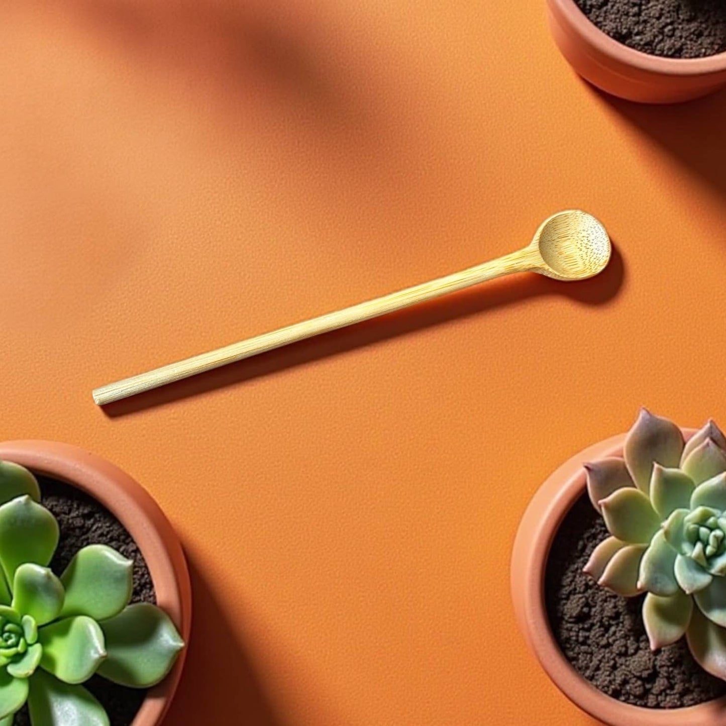Round Bamboo Stir Spoon