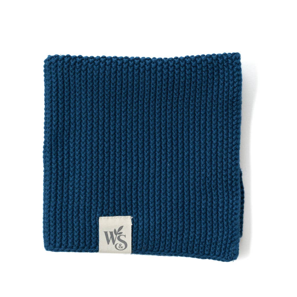 Organic Cotton Dish Cloth in Ocean