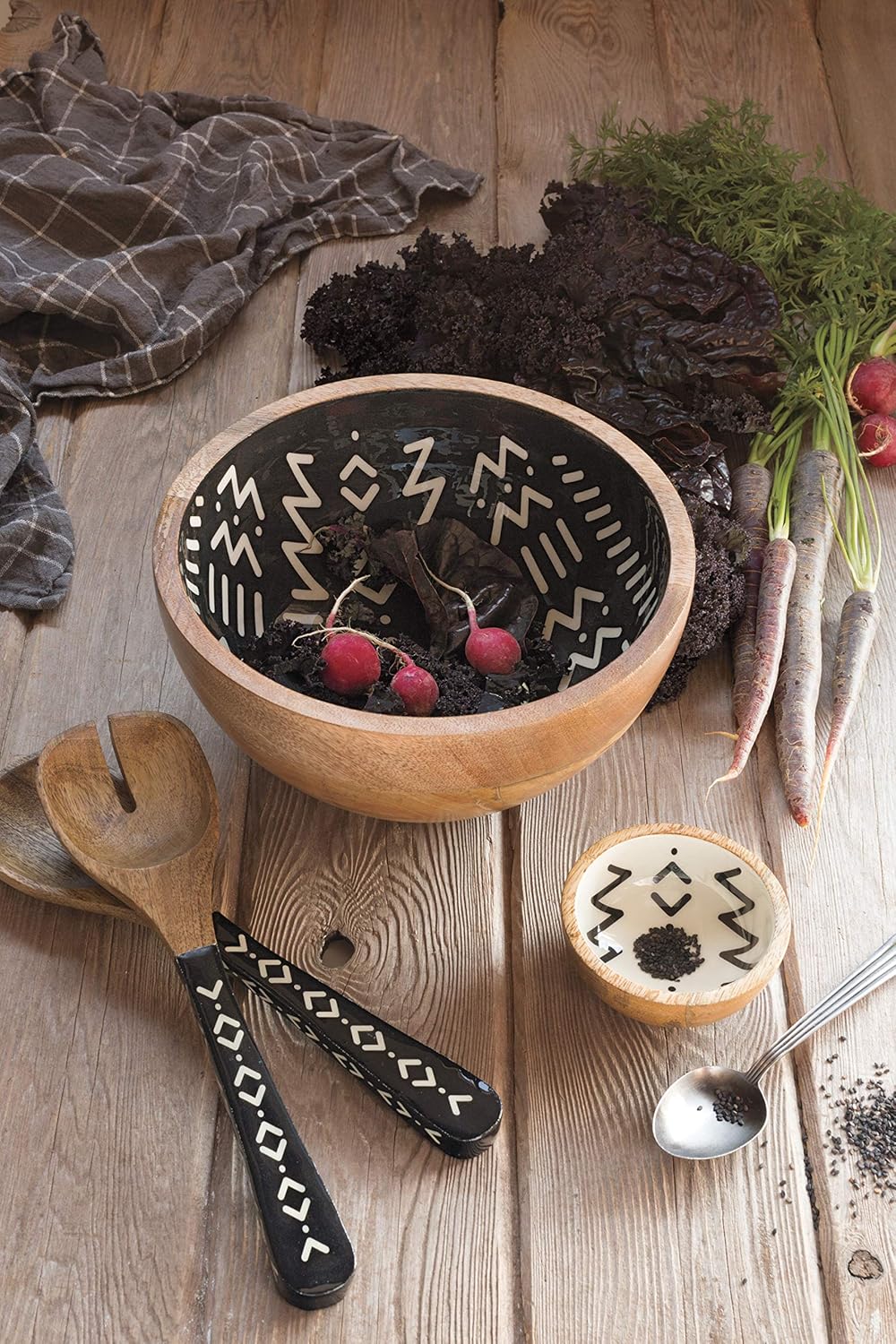 Ziggy Mango-Wood Serving Bowl