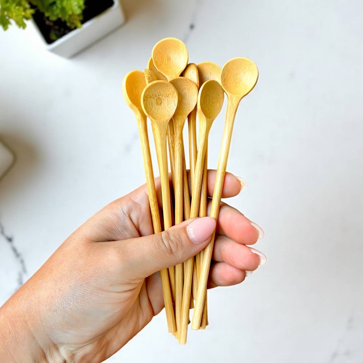 Round Bamboo Stir Spoon