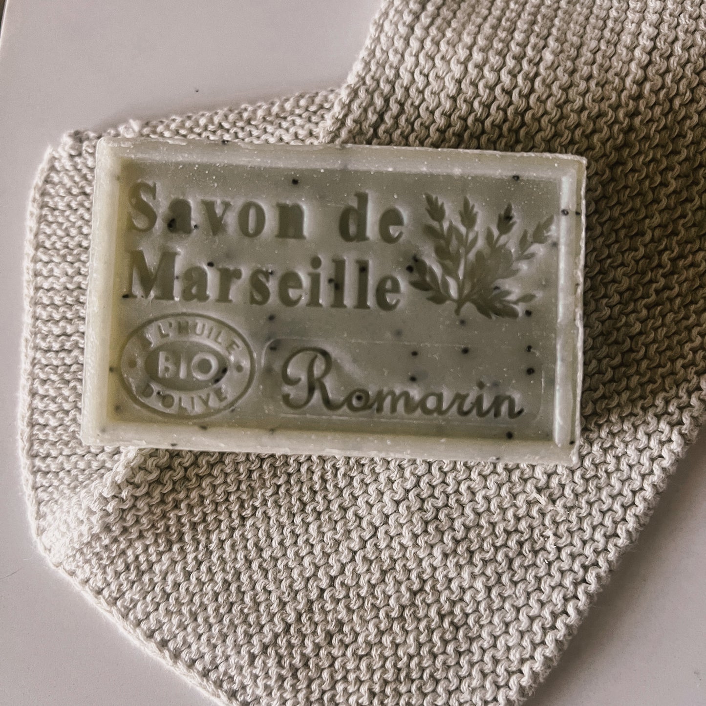 Marseille soap with Rosemary