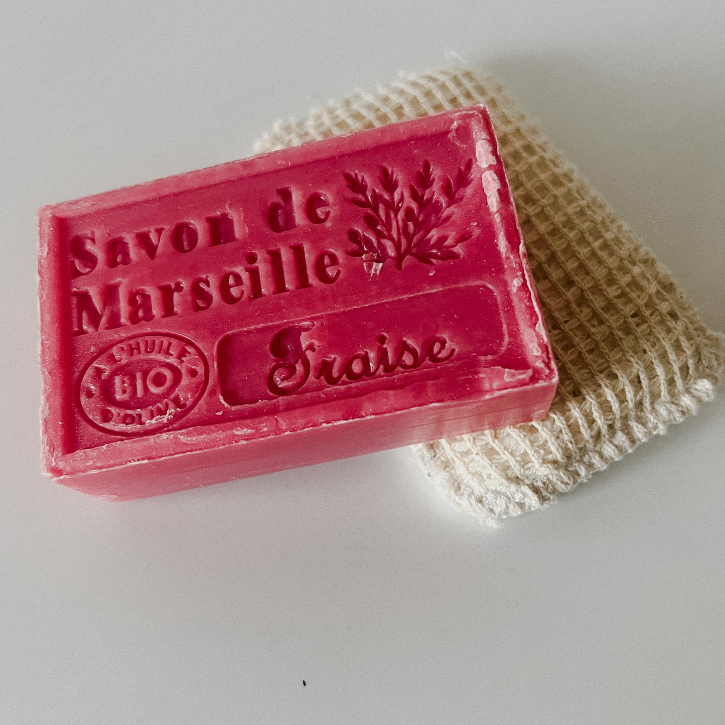 Marseille soap with Strawberry