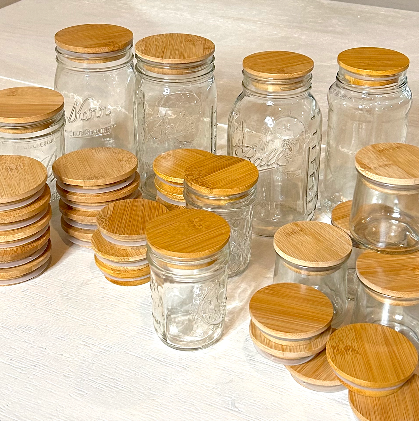 Bamboo Mason Jar Standard Lid