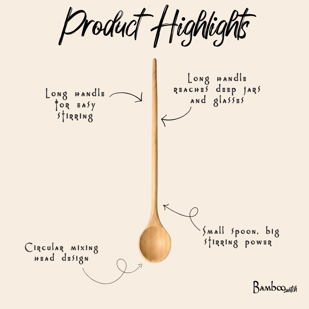 XL Bamboo Stir Spoon