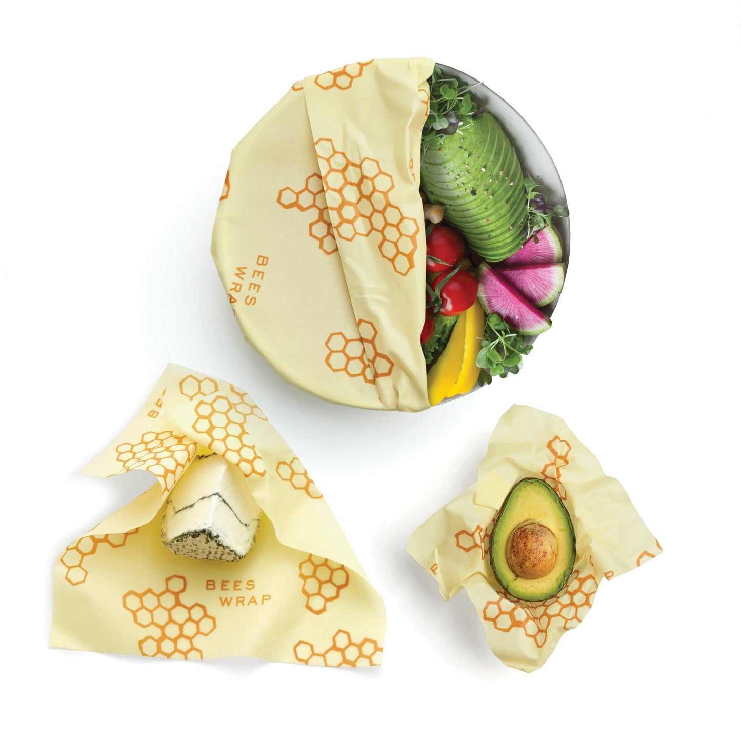 Bee's Wrap Assorted 3 Pack - Honeycomb