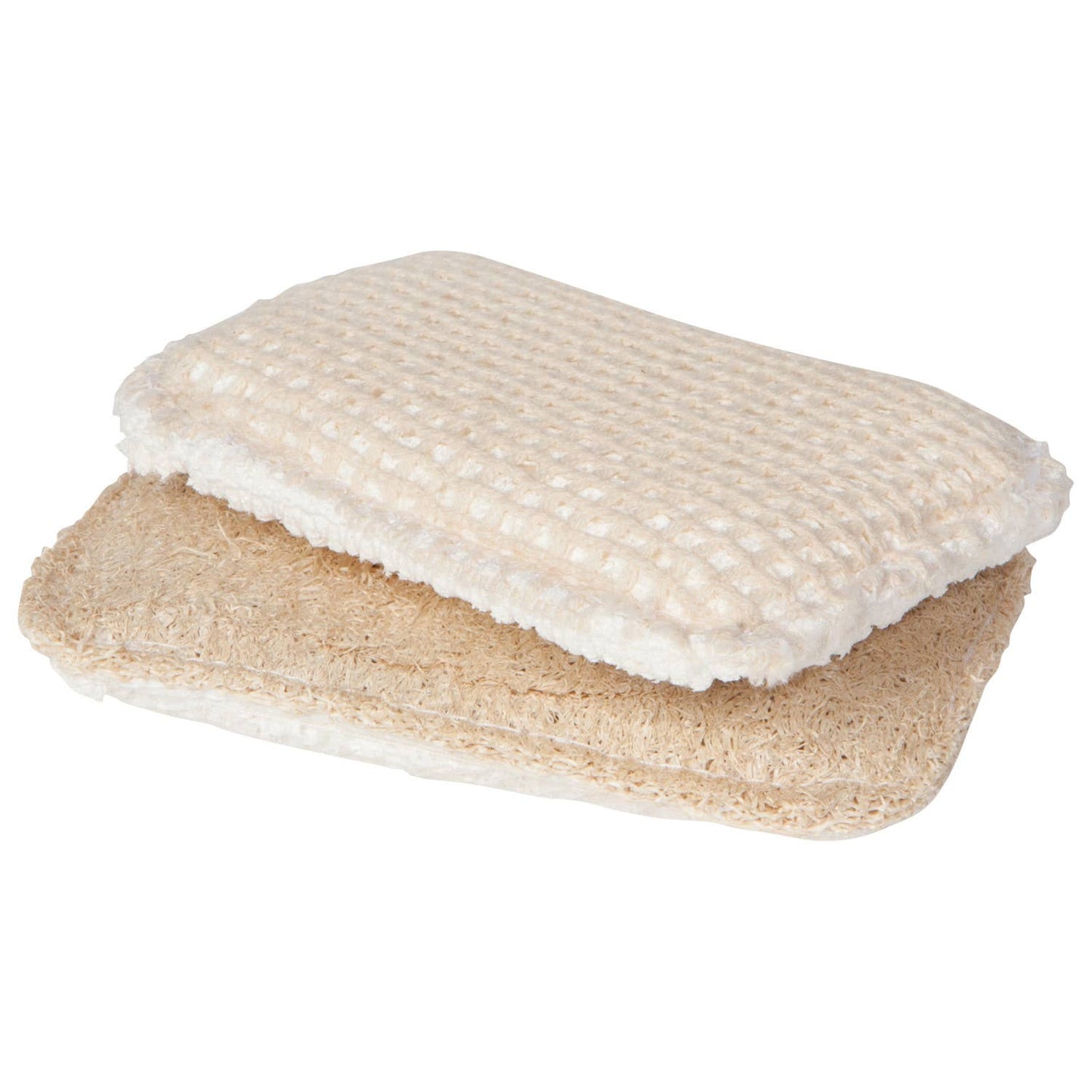 Loofah & Waffle Dish Sponge Set