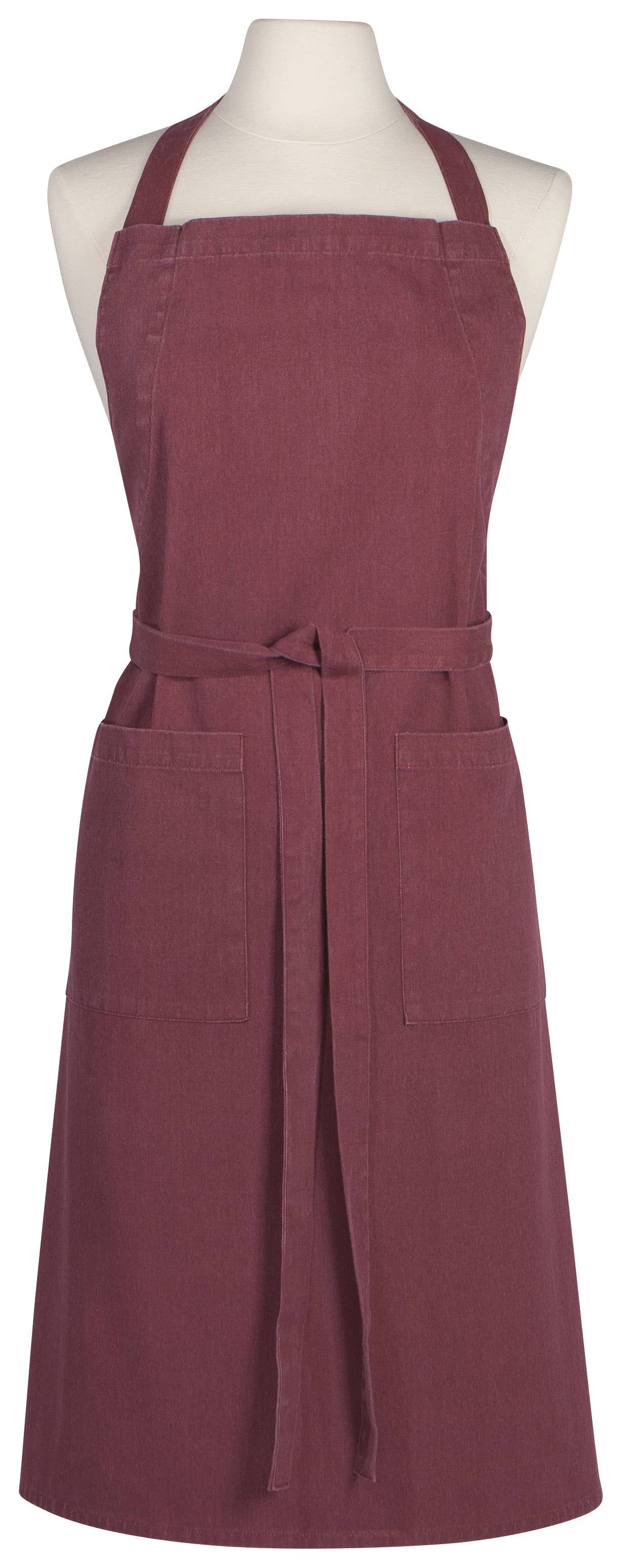 Stonewash Apron in Wine