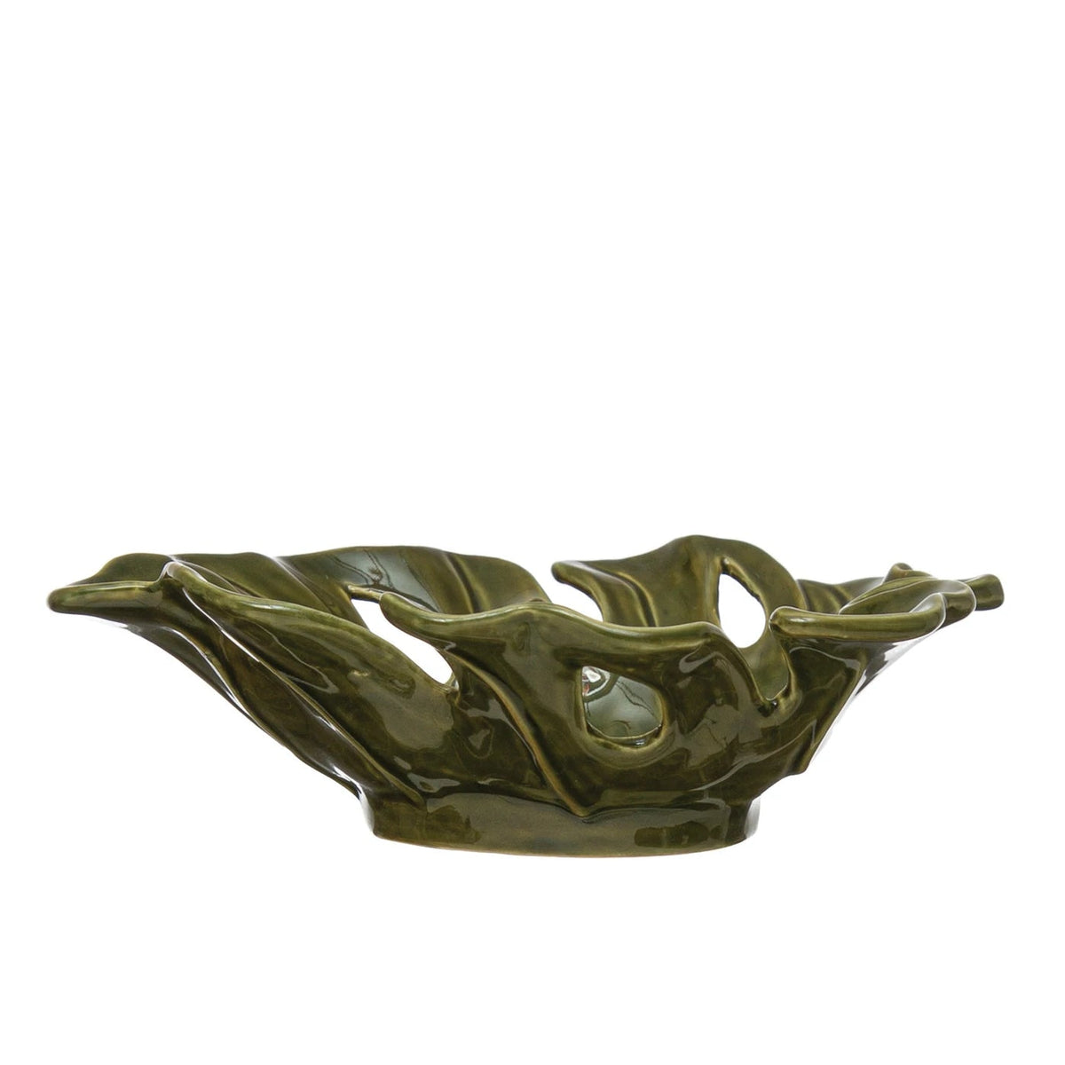 Monstera Leaf Decorative Bowl