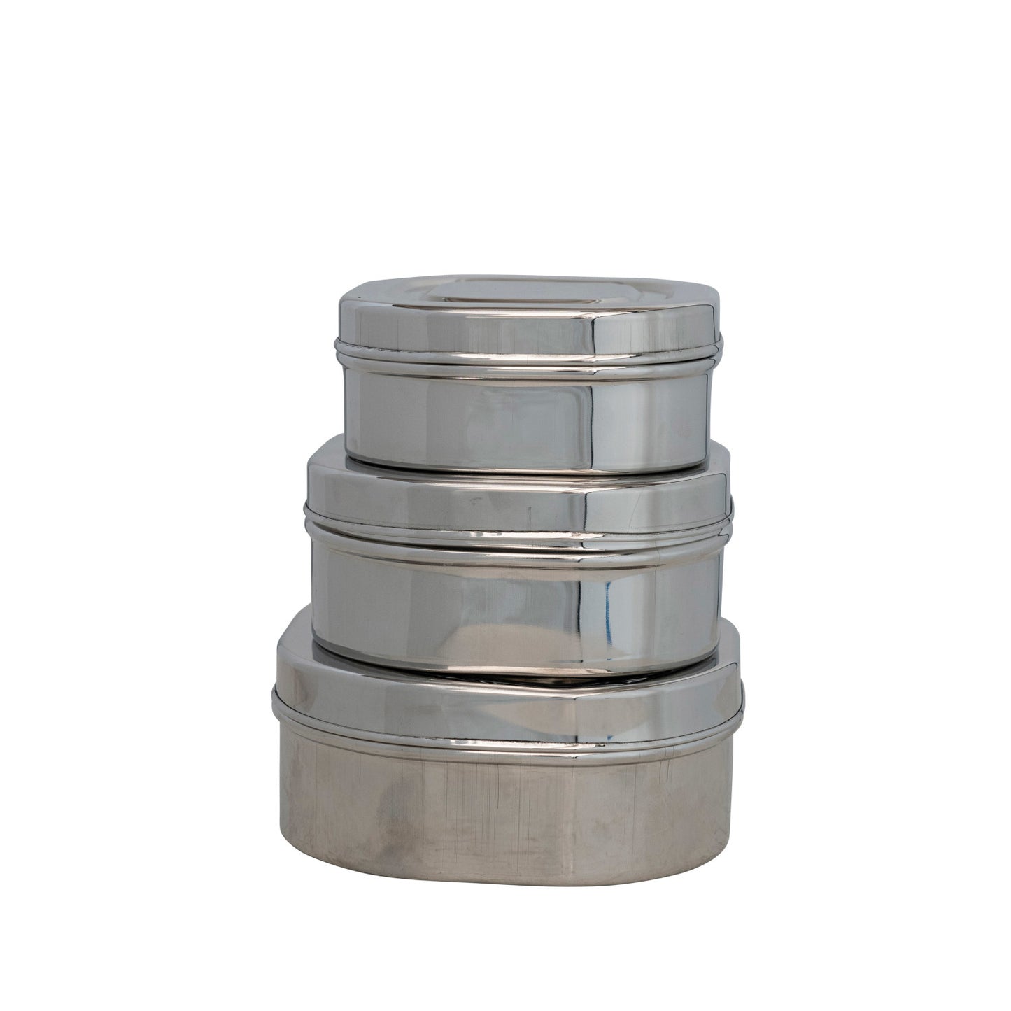 Nesting Stainless Steel Food Containers