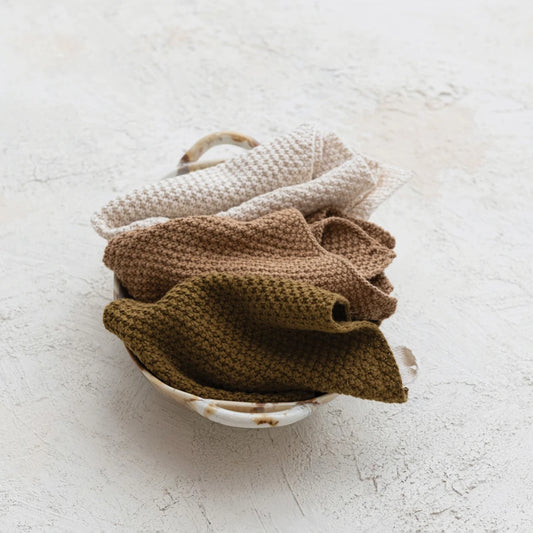 Knit Dish Cloths set of 3