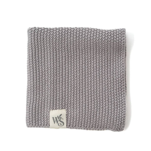 Organic Cotton Dish Cloth in Grey