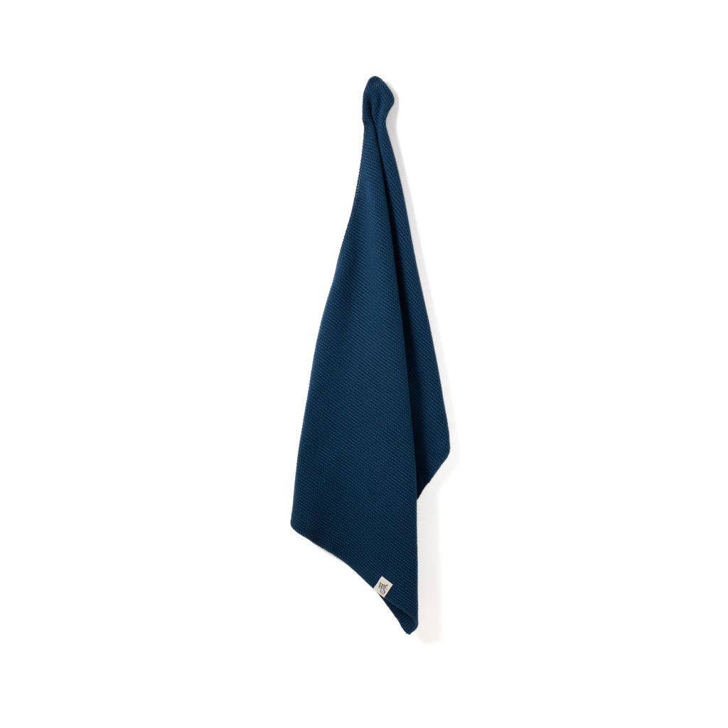 Organic Cotton Hand Towel in Ocean