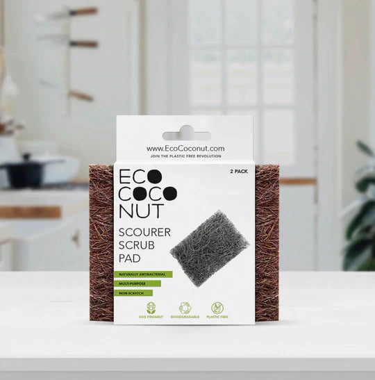 Coconut Husk Scrub Pads - Twin Pack